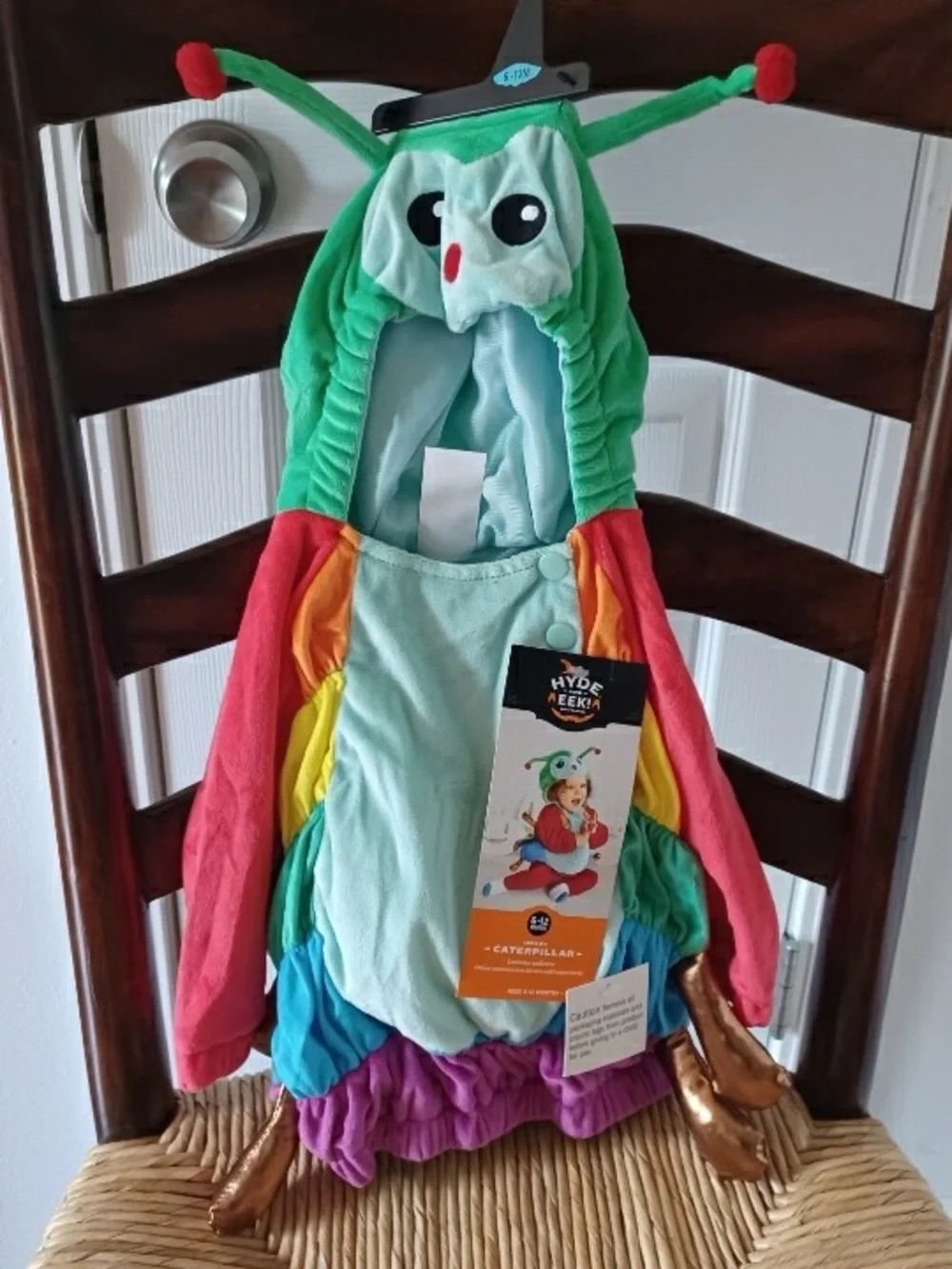 Hyde and Eek 6-12 month infant caterpillar Halloween costume